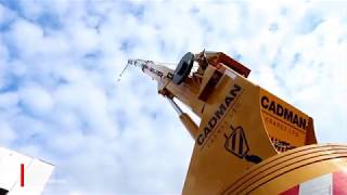 Cadman Cranes  Bocker AK466000 Mobile Truck Crane  SVC Carpentry Roof Trusses  Essex [upl. by Polky111]