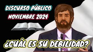 CÓMO LUCHAR CONTRA LAS DEBILIDADES DISCURSO JW TESTIGOS DE JEHOVÁ JWORG [upl. by Taddeusz]