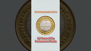 Rare Valuable Coin 60 Years of Indian Parliament shorts [upl. by Svirad]