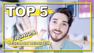 TOP 5 FASHION WEBSITES best websites for design research clothing inspiration and fashion trends [upl. by Llerred531]