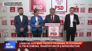 18 10 2024LIDERII PSD SATU MARE PREZINTĂ PROGRAMUL DE GUVERNARE AL PSD ÎN DOMENIUL TRANSPORTURILOR Ș [upl. by Geehan38]