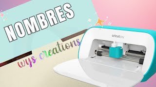 🤩COMO HACER NOMBRES EN LA Cricut Joy [upl. by Coulson]