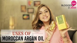 How To Use Moroccan Argan Oil In 6 Ways Ft Myhappinesz  GIVEAWAYCLOSED  Nykaa [upl. by Keith]