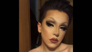 Neutraltoned Drag Makeup Transformation [upl. by Adien]