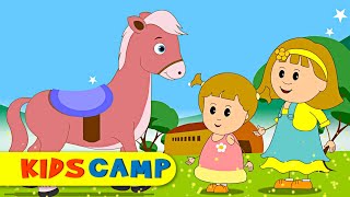 Horsey Horsey  Nursery Rhymes And Kids Songs by KidsCamp [upl. by Manya427]