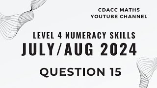 Volume of Solids Level 4 Numeracy Skills July 2024 Assessment Qn 15 [upl. by Horatius]