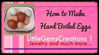 How to make Hard Boiled Eggs [upl. by Boatwright109]