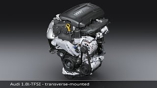 AUDI 20l TFSI Engine  EA888 Gen 3  Conversion From 18l Longitudinal to 20l TFSI Transverse [upl. by Stclair]