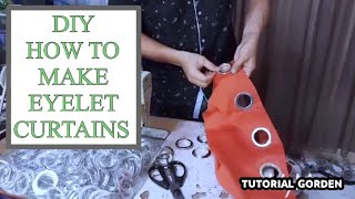 How To Make Eyelet Curtains [upl. by Sass]