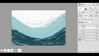 Kleki Time Lapse  Digital Painting  Art Education  Mrs Danzas Art Classroom [upl. by Adaurd289]