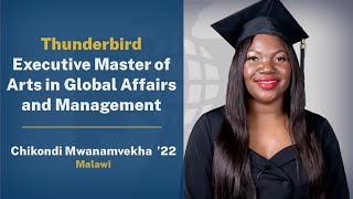 Chikondi Mwanamvekhas Journey in the Executive Master of Global Affairs amp Management [upl. by Adriana440]