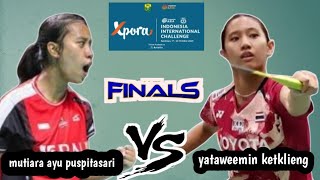 mutiara ayu puspitasari INA VS yataweemin ketklieng THA  F  INDONESIA IC 2024 [upl. by Imoyn]