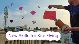 New Skills for Kite Flying  Dheel k pech [upl. by Tedder]