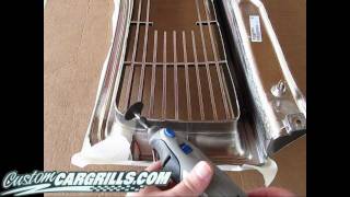 customcargrillscom Gut amp Cut grill installation [upl. by Sacram]