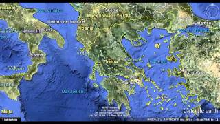 grecia ubicacion geografica [upl. by Ahsilif273]