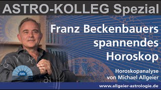 Horoskopanalyse von Michael Allgeier Franz Beckenbauer  ASTROKOLLEG Spezial [upl. by Entirb]