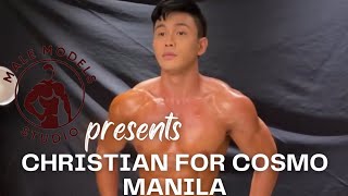 Male Models Studio presents PHOTOSHOOT WITH CHRISTIAN VILLARIN for Cosmo Manila [upl. by Yenttirb524]