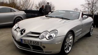 Mercedes SLR line up  SLR Stirling Moss 722 722s HD [upl. by Tolecnal]