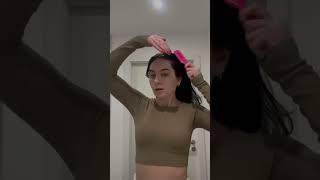 How To Get Slick Back Hair shorts holidayhair holidayhairstyles haircare hairstyle [upl. by Asamot]