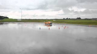 Saab Sonett III Rally slalom 180 degrees  Circuit Lelystad [upl. by Pellet452]