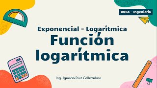 64  Exponencial y logarítmica  Función logarítmica [upl. by Rab]