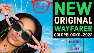 2022 NEW ORIGINAL WAYFARER COLORS UNBOXING REVIEW RB2140 [upl. by Laram]