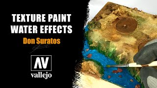 TEXTURE PAINT quotWATER EFFECTSquot by Don Suratos 💧💦 [upl. by Sisely]