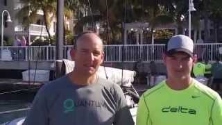 Doug and Dalton DeVos talk about racing at Quantum Key West Race Week 2015 [upl. by Ala]