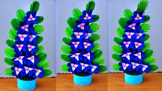 Beautiful paper flowers making ideas  flower making with paper [upl. by Kirven]