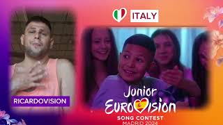 REACCIÓN 🇮🇹ItalyEurovision Junior 2024 jesc2024 reacción italy Italia reaction eurovision [upl. by Ryan]