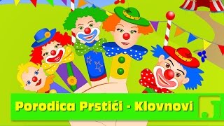 Porodica Prstići  Klovnovi  Dečije pesme  Pesme za decu  Finger Family [upl. by Boris554]