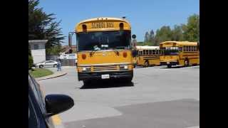 Monte Vista Christian School Buses on the Last Day of School 52413 [upl. by Gustin]