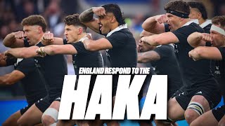 ENGLAND RESPOND TO THE HAKA  AUTUMN NATIONS SERIES [upl. by Colvin]