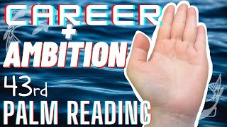 Fateline amp career line in Palmistry  Full Palm Reading for Ambition [upl. by Skeie]