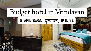 Budget Hotel in Vrindavan  Hotel near Banke Bihari Temple  बांके बिहारी मन्दिर [upl. by Aisila884]