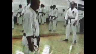 Sensei Tatsuo Suzuki 8th Dan teaching kata Chinto 1996 [upl. by Nap693]