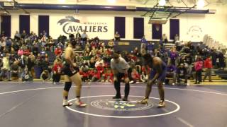 285lbs Canal Classic finals Brandon Dooley vs Isaiah Abrams Dover [upl. by Nilerual932]