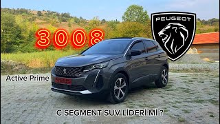 PEUGEOT 3008 2024 MODEL 12 ACTİVE PRİME DETAYLI İNCELEME [upl. by Eceined]