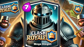 BEDAVA MEGA ŞOVALYE EVRİMİNİ AÇTIM VE OYNADIM CLASH ROYALE [upl. by Sasnak]