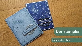 Sternzeichen Karte  Der Stempler  Stampin Up [upl. by Keenan]