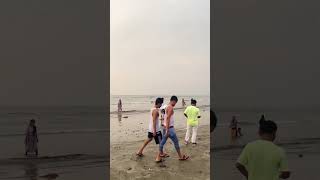 Evening view of Juhu beach Mumbai west bandra ​⁠juhubeach​⁠ MumbaicityvlogerYouTube Beach4U [upl. by Llirrem801]