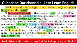 English paragraph Translation to Hindi 10  English reading  Vocabulary  English grammar rules [upl. by Sudnac763]