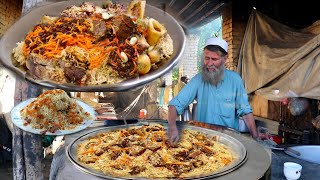 KABULI PULAO RECIPE AFGHANI PULAO MAKING BIGGEST PULAO RECIPE  FAMOUS BEEF PULAO DELICIOUS PULAO [upl. by Ettezoj]