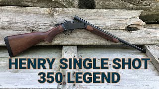 Henry Brings 350 Legend to the Single Shot Market [upl. by Zelda708]