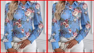 Printed Blouses for Women Office Wear Inspiration professional Yet Stylish Printed Blouse Designs [upl. by Ave]