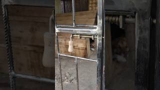 Latch for door gate aviary garden door lattice door How does a simple latch work [upl. by Nilyad696]