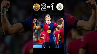 Real Madrid 1  2 FC Barcelona🥶⚽  Highlights  USA Tour2024football youtube shorts [upl. by Ahsenroc766]