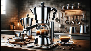 ☕ Best Stovetop Espresso Maker Stainless Steel ☕  LOR Barista System Coffee and Espresso Machine ☕ [upl. by Kano275]