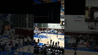 Basketball champions league SQBB vs Tenerife  Lambiance monte monte saintquentin sqbb [upl. by Ainex]