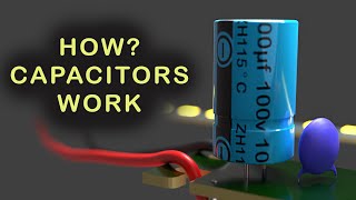 How capacitor works  capacitor charge and discharge its working in practical electronics class 12 [upl. by Kosel]